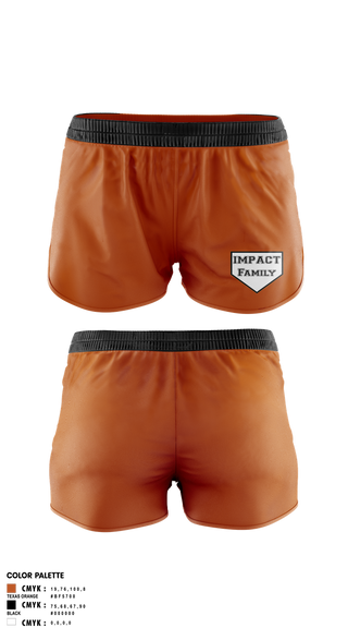Womens Shorts, Impact Softball, Softball, Teamtime, Team time, sublimation, custom sports apparel, team uniforms, spirit wear, spiritwear, sports uniforms, custom shirts, team store, custom team store, fundraiser sports, apparel fundraiser