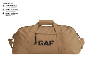 Duffle Bag, GAF, , Teamtime, Team time, sublimation, custom sports apparel, team uniforms, spirit wear, spiritwear, sports uniforms, custom shirts, team store, custom team store, fundraiser sports, apparel fundraiser