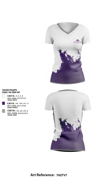 Womens Short Sleeve Vneck Shirt, Bluffton University, Golf, Teamtime, Team time, sublimation, custom sports apparel, team uniforms, spirit wear, spiritwear, sports uniforms, custom shirts, team store, custom team store, fundraiser sports, apparel fundraiser