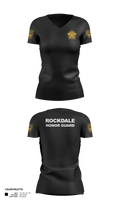 Rockdale County SO Honor Guard Women's Short Sleeve V-neck Shirt - 21