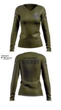 Dawson County Sheriff’s Office Women's Long Sleeve V-neck Shirt - 7