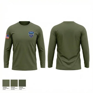 Long Sleeve Performance Shirt, Tahlequah Police Department, Police, Teamtime, Team time, sublimation, custom sports apparel, team uniforms, spirit wear, spiritwear, sports uniforms, custom shirts, team store, custom team store, fundraiser sports, apparel fundraiser