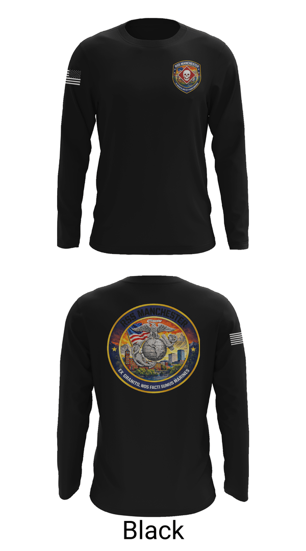 Long Sleeve Performance Shirt, RSS Manchester, Marines, Teamtime, Team time, sublimation, custom sports apparel, team uniforms, spirit wear, spiritwear, sports uniforms, custom shirts, team store, custom team store, fundraiser sports, apparel fundraiser