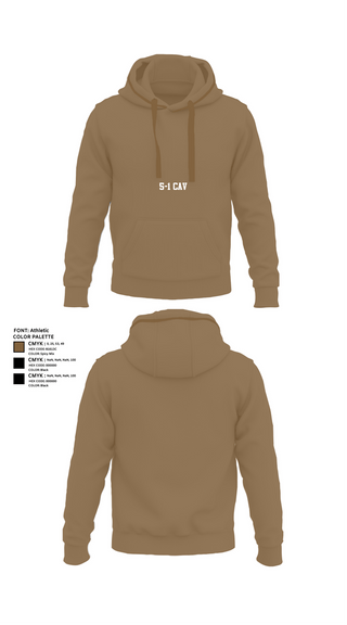 Hoodie, 5-1 cav, Army, Teamtime, Team time, sublimation, custom sports apparel, team uniforms, spirit wear, spiritwear, sports uniforms, custom shirts, team store, custom team store, fundraiser sports, apparel fundraiser