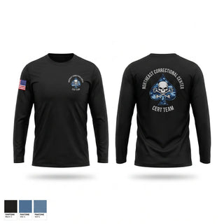 Long Sleeve Performance Shirt, Northeast Correctional Center, Police, Teamtime, Team time, sublimation, custom sports apparel, team uniforms, spirit wear, spiritwear, sports uniforms, custom shirts, team store, custom team store, fundraiser sports, apparel fundraiser