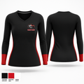 Glen oaks Women's Long Sleeve V-neck Shirt - 1