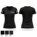 Dougherty County Police Crime Suppression Team Women's Short Sleeve V-neck Shirt - 1