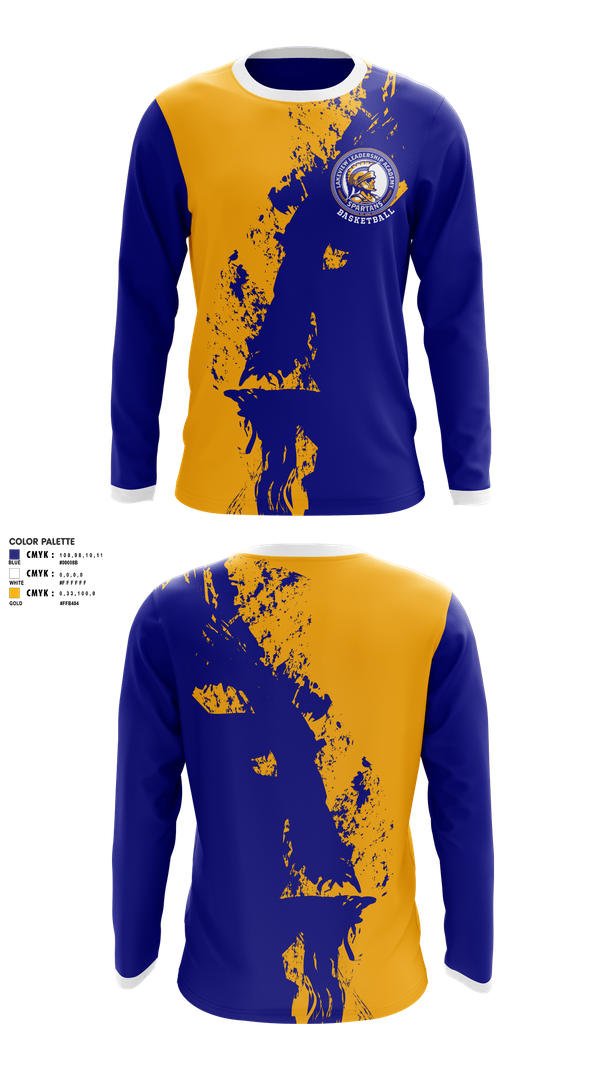Long Sleeve Performance Shirt, Spartans, Men's Basketball, Teamtime, Team time, sublimation, custom sports apparel, team uniforms, spirit wear, spiritwear, sports uniforms, custom shirts, team store, custom team store, fundraiser sports, apparel fundraiser