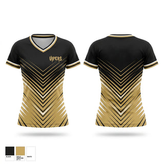 Womens Short Sleeve Vneck Shirt, VIPERS, Men's Basketball, Teamtime, Team time, sublimation, custom sports apparel, team uniforms, spirit wear, spiritwear, sports uniforms, custom shirts, team store, custom team store, fundraiser sports, apparel fundraiser
