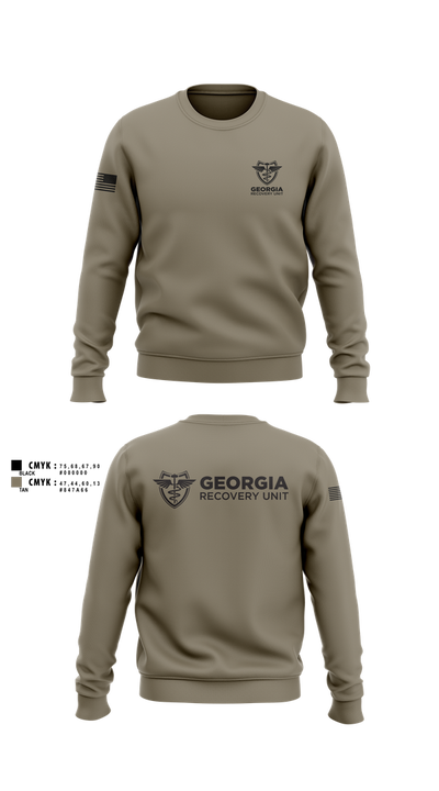 Georgia Recovery Unit 25401447 Crew Neck Sweatshirt - 1