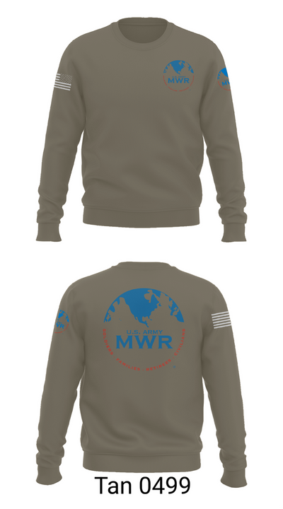 FAMILY AND MORALE, WELFARE AND RECREATION 29684136 Crew Neck Sweatshirt - 65