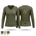 JCSO SWAT Women's Long Sleeve V-neck Shirt - 1