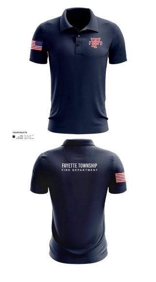 Short Sleeve Performance Polo, Fayette Township Fire Department, Fire Department, Teamtime, Team time, sublimation, custom sports apparel, team uniforms, spirit wear, spiritwear, sports uniforms, custom shirts, team store, custom team store, fundraiser sports, apparel fundraiser