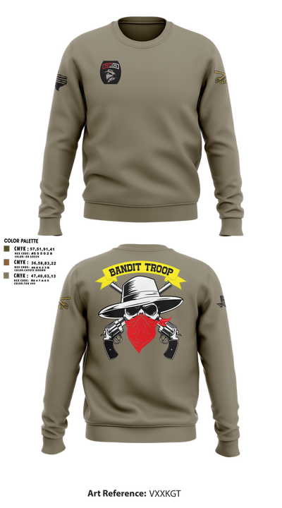 6-9 bandit troop 98315897 Crew Neck Sweatshirt - 3