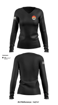 Wasatch Front Area 56381095 Women's Long Sleeve V-neck Shirt - 15