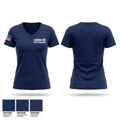 Joshua ISD Police Department Women's Short Sleeve V-neck Shirt - 1