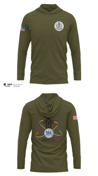 Long Sleeve Hooded Sun Shirt, Divcomm, Police, Teamtime, Team time, sublimation, custom sports apparel, team uniforms, spirit wear, spiritwear, sports uniforms, custom shirts, team store, custom team store, fundraiser sports, apparel fundraiser