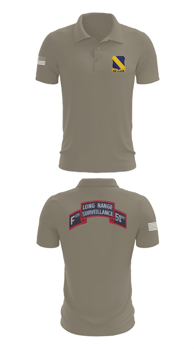 Fco 51st infantry LRSU 81538423 Short Sleeve Performance Polo - 67