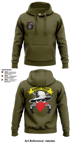 Hoodie, 6-9 bandit troop, Army, Teamtime, Team time, sublimation, custom sports apparel, team uniforms, spirit wear, spiritwear, sports uniforms, custom shirts, team store, custom team store, fundraiser sports, apparel fundraiser