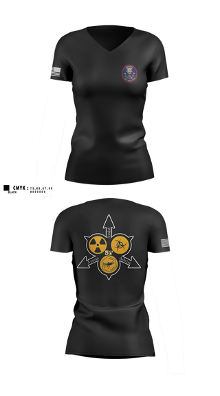 Womens Short Sleeve Vneck Shirt, , Army, Teamtime, Team time, sublimation, custom sports apparel, team uniforms, spirit wear, spiritwear, sports uniforms, custom shirts, team store, custom team store, fundraiser sports, apparel fundraiser