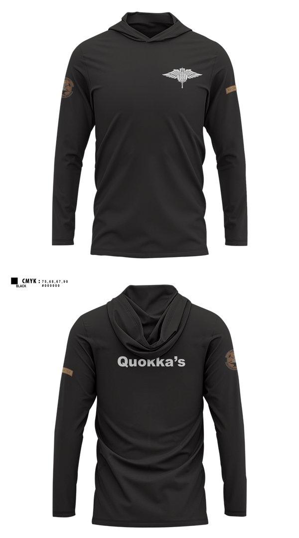 Long Sleeve Performance Shirt with hood, 330th, Air Force, Teamtime, Team time, sublimation, custom sports apparel, team uniforms, spirit wear, spiritwear, sports uniforms, custom shirts, team store, custom team store, fundraiser sports, apparel fundraiser