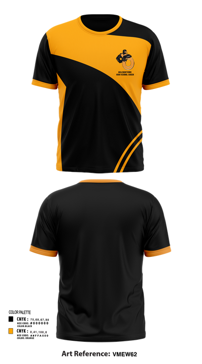 Belchertown High School Cheer 34252098 Short Sleeve Performance Shirt - 51