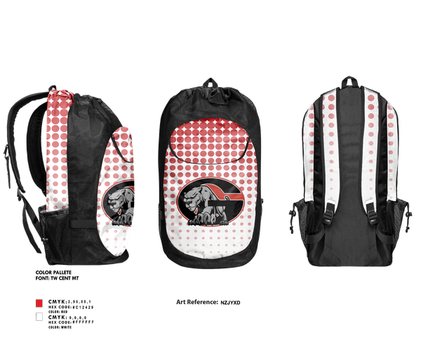Gear Bag, Glen oaks, Track & Field, Teamtime, Team time, sublimation, custom sports apparel, team uniforms, spirit wear, spiritwear, sports uniforms, custom shirts, team store, custom team store, fundraiser sports, apparel fundraiser