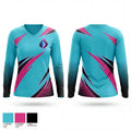Wisconsin Blaze 50772746 Women's Long Sleeve V-neck Shirt - 1