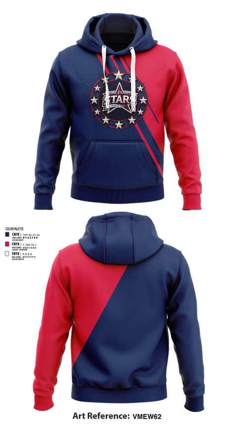 Hoodie, Prime Example Stars, , Teamtime, Team time, sublimation, custom sports apparel, team uniforms, spirit wear, spiritwear, sports uniforms, custom shirts, team store, custom team store, fundraiser sports, apparel fundraiser