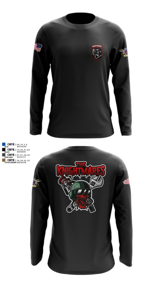 Long Sleeve Performance Shirt, 2-10 AHB Knighthawks, Spirit Store, Teamtime, Team time, sublimation, custom sports apparel, team uniforms, spirit wear, spiritwear, sports uniforms, custom shirts, team store, custom team store, fundraiser sports, apparel fundraiser
