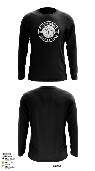 Long Sleeve Performance Shirt, Fulton Hornets Volleyball, Women's Volleyball, Teamtime, Team time, sublimation, custom sports apparel, team uniforms, spirit wear, spiritwear, sports uniforms, custom shirts, team store, custom team store, fundraiser sports, apparel fundraiser