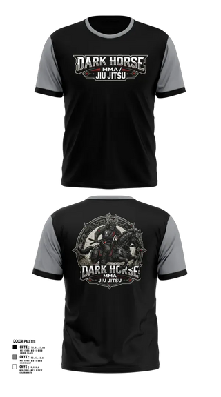 Short Sleeve Rash Guard Shirt, DARK HORSE MMA/JIU JITSU, , Teamtime, Team time, sublimation, custom sports apparel, team uniforms, spirit wear, spiritwear, sports uniforms, custom shirts, team store, custom team store, fundraiser sports, apparel fundraiser
