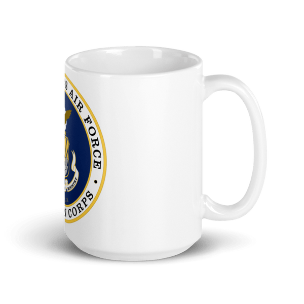 Air Force Chaplain 49250716 White Glossy Mug - Medium