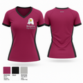 Smyrna High school 69076451 Women's Short Sleeve V-neck Shirt - 1