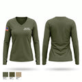 Tama County Sheriff’s Office Women's Long Sleeve V-neck Shirt - 1