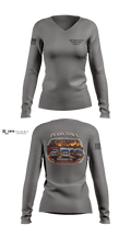 Perrytown Volunteer Fire Department 34251543 Women's Long Sleeve V-neck Shirt - 5