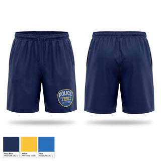 Athletic Shorts With Pockets, TSC PD, Police, Teamtime, Team time, sublimation, custom sports apparel, team uniforms, spirit wear, spiritwear, sports uniforms, custom shirts, team store, custom team store, fundraiser sports, apparel fundraiser