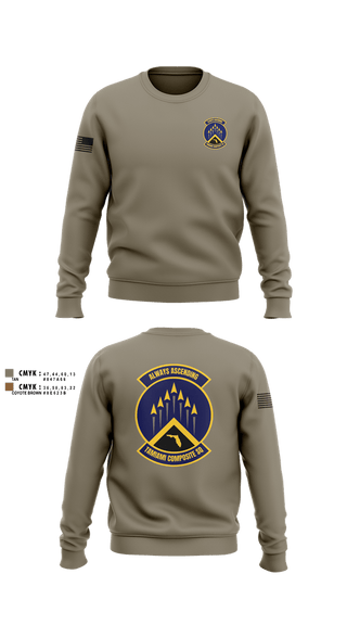 Crew Neck Sweatshirt, SER-FL-355 TAMIAMI COMPOSITE SQUADRON, , Teamtime, Team time, sublimation, custom sports apparel, team uniforms, spirit wear, spiritwear, sports uniforms, custom shirts, team store, custom team store, fundraiser sports, apparel fundraiser