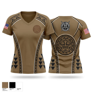 Womens Short Sleeve Vneck Shirt, MSV, Army, Teamtime, Team time, sublimation, custom sports apparel, team uniforms, spirit wear, spiritwear, sports uniforms, custom shirts, team store, custom team store, fundraiser sports, apparel fundraiser