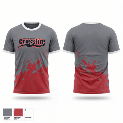 Crossfire Fastpitch 78677133 Short Sleeve Performance Shirt - 1