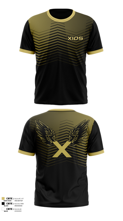 XIOS Strength & Conditioning 79697954 Short Sleeve Performance Shirt - 100