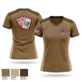 Vaw 124 Women's Short Sleeve V-neck Shirt - 1