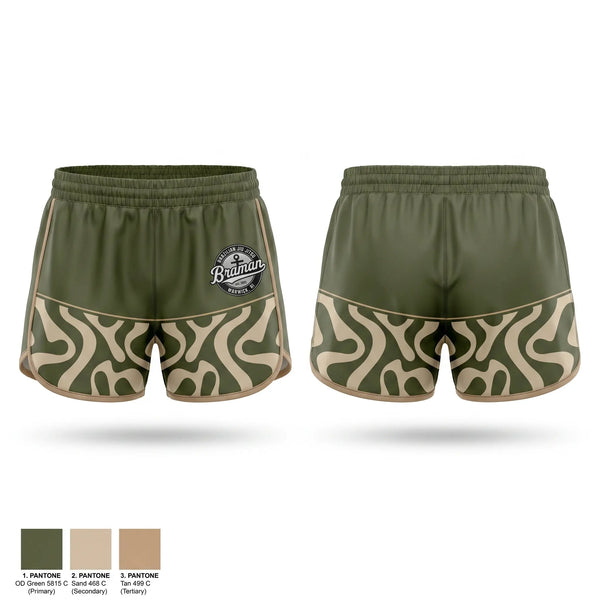 Womens Shorts, Braman Jiu Jitsu, , Teamtime, Team time, sublimation, custom sports apparel, team uniforms, spirit wear, spiritwear, sports uniforms, custom shirts, team store, custom team store, fundraiser sports, apparel fundraiser