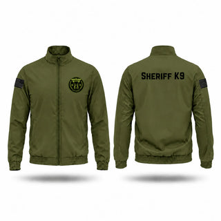 Windbreaker, Clay County Sheriff’s Office K9, Police, Teamtime, Team time, sublimation, custom sports apparel, team uniforms, spirit wear, spiritwear, sports uniforms, custom shirts, team store, custom team store, fundraiser sports, apparel fundraiser