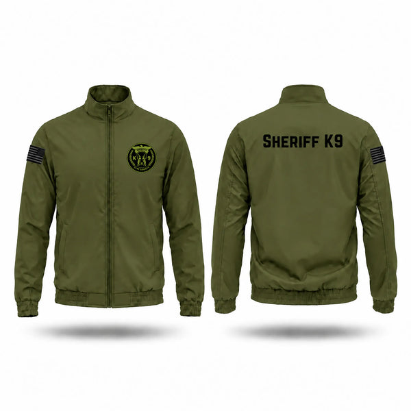 Windbreaker, Clay County Sheriff’s Office K9, Police, Teamtime, Team time, sublimation, custom sports apparel, team uniforms, spirit wear, spiritwear, sports uniforms, custom shirts, team store, custom team store, fundraiser sports, apparel fundraiser