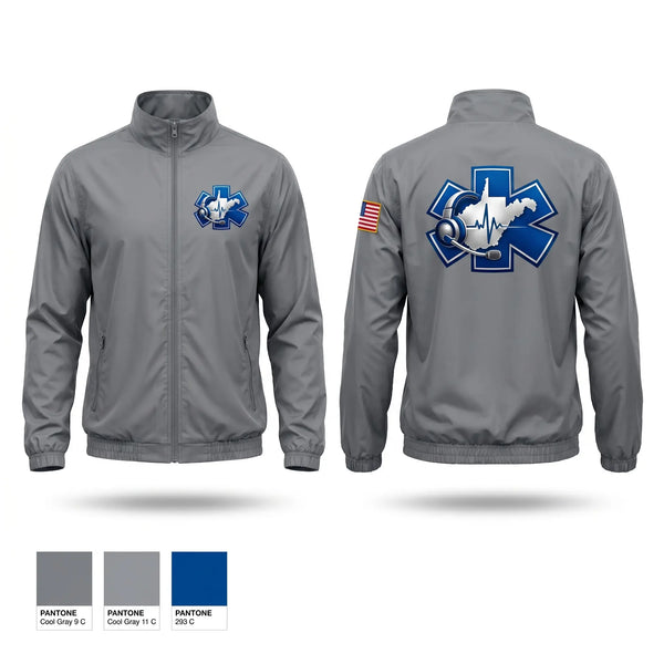 Windbreaker, Charleston MEDBASE, EMS/EMT, Teamtime, Team time, sublimation, custom sports apparel, team uniforms, spirit wear, spiritwear, sports uniforms, custom shirts, team store, custom team store, fundraiser sports, apparel fundraiser