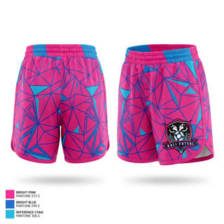 Womens Shorts, Kali Futsal, Women's Soccer, Teamtime, Team time, sublimation, custom sports apparel, team uniforms, spirit wear, spiritwear, sports uniforms, custom shirts, team store, custom team store, fundraiser sports, apparel fundraiser