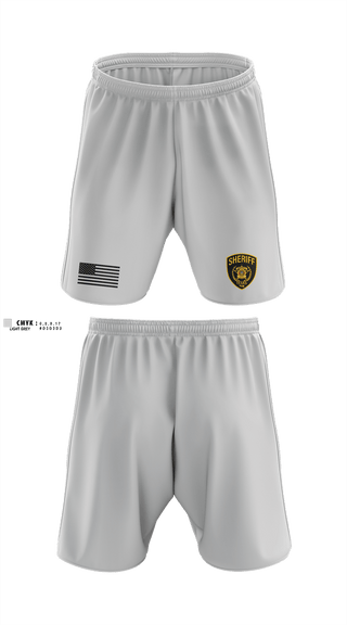 Athletic Shorts With Pockets, Ward County Sheriff's Office, Police, Teamtime, Team time, sublimation, custom sports apparel, team uniforms, spirit wear, spiritwear, sports uniforms, custom shirts, team store, custom team store, fundraiser sports, apparel fundraiser