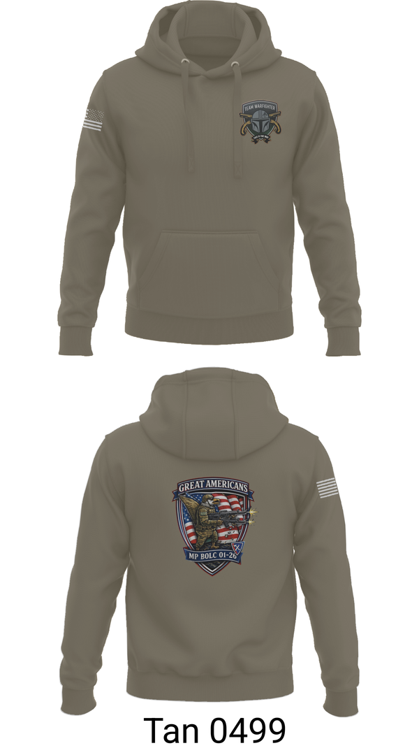 Hoodie, 01-26 MP BOLC, Army, Teamtime, Team time, sublimation, custom sports apparel, team uniforms, spirit wear, spiritwear, sports uniforms, custom shirts, team store, custom team store, fundraiser sports, apparel fundraiser