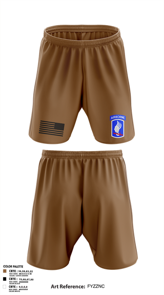 Athletic Shorts With Pockets, HHC, Brigade Support Battalion 173D IBCT(A), , Teamtime, Team time, sublimation, custom sports apparel, team uniforms, spirit wear, spiritwear, sports uniforms, custom shirts, team store, custom team store, fundraiser sports, apparel fundraiser